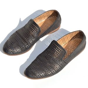 Franco Sarto Women's Black Leather Loafer Size 10M